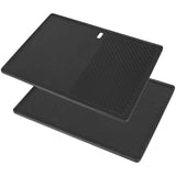 1 x RAW Customer Returns WELL GRILL 43x32 CM cast iron reversible plate cast iron grill plate for Enders Boston 4 6, Monroe PRO 4, Colorado 4, Landmann Triton 3 and 4 burner gas grill, plancha grill pan accessories - RRP €45.17