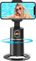 1 x RAW Customer Returns uleway mobile phone holder for smartphone, 360 rotatable face tracker No APP required Selfie stick, suitable mobile phone holder for iPhone Android live broadcast video vlog mobile phone stand ... - RRP €40.22