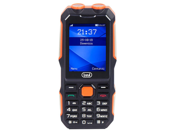 1 x RAW Customer Returns Trevi FORTE 70 Work Phone with Shockproof Cabinet, Long Battery Life, Rugged Smartphone with 2.4 LCD Display, Simple Controls, Dual Flashlight, Powerful Speaker, Wireless, Camera - RRP €28.97