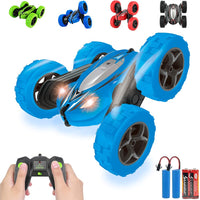 1 x RAW Customer Returns Pup Go 360 Spins Flips RC Stunt Car - Double-Sided 4WD High Speed 2.4GHz Remote Control Racing Car Toy for Kids, 360-Degree Rolling Rotation with LED Lights, Gift for Boys Ages 3 and Up - RRP €21.6