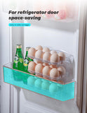 1 x RAW Customer Returns MIDINGCHAI Egg Storage Refrigerator, Egg Holder Refrigerator, Egg Container for Refrigerator, 3 Layer Refrigerator Organizer for 24 Eggs, Transparent Flip Egg Holder for Refrigerator Door - RRP €11.09