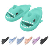 1 x RAW Customer Returns OEAK Shark Slippers Men Women Couple Ladies Summer Slippers Home Open Toe Non-Slip Slippers Sandals Shark Slippers Soft Shower, Beach Pool - RRP €60.0