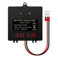 1 x RAW Customer Returns DEWIN battery balancer, battery equalizer 24V digital display 2 x 12V battery balancer for lead-acid lithium battery - RRP €32.96