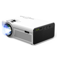 1 x RAW Customer Returns Projector, Portable Mini Projector, 120 Inch Display 55000 Hours LED Lamp Video Projector Home Theater Mount for TV Stick Smartphone PC PS4 USB SD - RRP €45.37