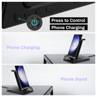 1 x RAW Customer Returns SwanScout Wireless Charger for Samsung S24 Ultra, Wireless Charging Station for Galaxy S24 S24 S23 Ultra S23 S22 S21, 3 in 1 Wireless Charger for Samsung Watch 6 5 Pro 4 Galaxy Buds 2 - RRP €45.05