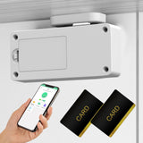 1 x RAW Customer Returns Smart Cabinet Lock, Eseesmart Electronic Furniture Lock with APP NFC, Hidden Child Safety Cabinet Lock, RFID Drawer Lock for Mailbox Liquor Box Storage Cabinet - RRP €37.99