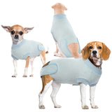 3 x RAW Customer Returns Hjumarayan dog bodysuit after surgery bitch - Breathable surgical bodysuit dog castration bitch Medical bodysuit dog for small medium large dogs, alternative to the annoying neck brace, sky blue M - RRP €68.97