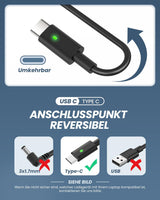 1 x RAW Customer Returns Charging cable laptop 65W USB C power supply for Dell Latitude 5420 5490 5520 5285 5290 7420 7370 7275 Dell XPS 13 9250 9360 9365 9370 Dell Chromebook 5300 3100 LA65NM190 HA45NM170 Charger charger - RRP €22.86