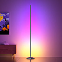 1 x RAW Customer Returns Buyya LED floor lamp living room, 125cm RGB floor lamp with remote control and APP, modern floor lamp dimmable with 16 million colors, music sync, DIY mode, lamp LED corner lamp for bedroom - RRP €62.99