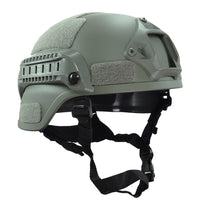 1 x RAW Customer Returns ATAIRSOFT MICH 2000 Style Softair Tactical Combat Army Military Airsoft Paintball Helmet with Side Rail and NVG Mount FG - RRP €34.26