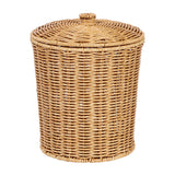 1 x Brand New Warmhm Storage Basket With Lid Vintage Toy Storage Box Large Laundry Basket With Lid Bread Basket Laundry Basket Seagrass Laundry Basket Clothes Storage Basket - RRP €23.18