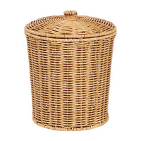 2 x Brand New Warmhm Storage Basket With Lid Vintage Toy Storage Box Large Laundry Basket With Lid Bread Basket Laundry Basket Seagrass Laundry Basket Clothes Storage Basket - RRP €46.36