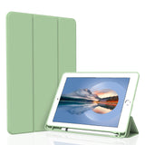 1 x RAW Customer Returns Figair Case for iPad 9.7 Inch 2018 2017, Soft TPU Back Ultra Thin Lightweight Smart Protective Case, Auto Sleep Wake Case with Pen Holder for iPad 5th 6th Generation 9.7 inches, green - RRP €12.1