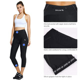 1 x RAW Customer Returns BALEAF Cycling Shorts Women Padded 3 4 Cycling Shorts Cycling Shorts Short Padded Leggings UPF 50 Cycling Clothing Summer Black L - RRP €31.25