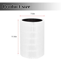 1 x RAW Customer Returns OxoxO 2Pack 411 Replacement Filter,Foldable Particle HEPA and Carbon Replacement Filter Compatible with Blueair Blue Pure 411 411 411 Auto and MINI Air Cleaner Purifier - RRP €27.66