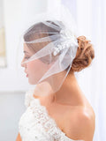 2 x Brand New Relandy Bridal Wedding Birdcage Veil Short Wedding Lace Bridal Veil with Comb for Women and Girls White  - RRP €25.54