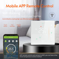 1 x RAW Customer Returns Ailgely WiFi Smart Thermostat Room Thermostat, Weekly Programmable Supports Touch Control Mobile APP Voice Control Compatible with Alexa Google Home, for Hot Water Preparation 3A White - RRP €39.29