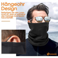 25 x Brand New HASAGEI Tube Scarf Windproof Neck Warmer Fleece Loop Scarf Elastic Neck Warmer Men Women for Skiing Running Cycling Outdoor Sports - RRP €374.75