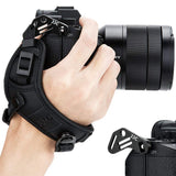 1 x RAW Customer Returns JJC System Camera Hand Strap for Sony Fujifilm Canon Nikon Olympus Panasonic Black  - RRP €31.25