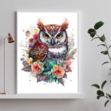 6 x Brand New ACUYE 5D DIY Diamond Painting Owl Set for Adults, Animals Owl Diamond Painting 30 x 40 CM Full Drill Owls Decoration Crafts Adults - RRP €54.36