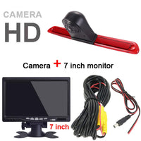 1 x RAW Customer Returns Rear view camera in the 3rd brake light brake light suitable with angle adjustment night version IR light for van roof camera Mercedes Benz Sprinter W906 Transit Ducato Crafter Master Caravelle 7 inch monitor - RRP €109.99