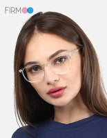 1 x RAW Customer Returns Firmoo reading glasses 0.0 against blue light anti-reflective women s transparent, square men s blue light filter computer glasses with prescription anti-fatigue, blue light UV protection glasses visual aid glasses  - RRP €25.59