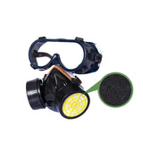 1 x RAW Customer Returns AIU respirator mask double tank gas mask anti-dust formaldehyde painting - RRP €17.45