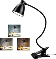 1 x RAW Customer Returns 38 LED clamp light reading lamp, 3-level color temperature, 10 brightness dimmable, eye protection desk lamp for children, 360 flexible gooseneck clip table lamp energy class A  - RRP €20.34