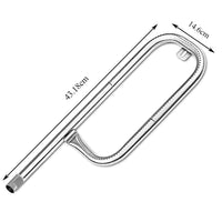 1 x RAW Customer Returns GFTIME 60040 Burner Tube Accessory for Weber Q100, Q120, Q140, Q1000, Q1200, Q1400 Grill, Stainless Steel Spare Parts Burner Tube for Weber Baby Q, Screw Included - RRP €25.2