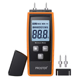 1 x RAW Customer Returns Proster Digital Wood Moisture Meter Portable wood moisture meter with large LCD display backlight for detecting firewood leaks cement mortar - RRP €18.98