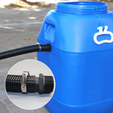 14 x Brand New APOMOONS rain barrel connection set, 2 rain barrel feedthroughs 25mm with hose nozzle, 50 cm connecting hose and 2 hose clamps rain barrel connector for rain barrel rain collector - RRP €168.98