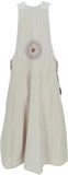 1 x RAW Customer Returns GURU SHOP dungaree skirt, strap dress, hippie skirt, linen colors, cotton, size S M 36  - RRP €38.9