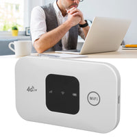 1 x RAW Customer Returns Portable WiFi, Mobile 4G WiFi Router, Mobile Network Hotspot In Pocket Size with SIM Card Slot, for Drivers, Business Travelers, Outdoor Travelers, White - RRP €30.95