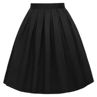 1 x RAW Customer Returns Ladies rockabilly skirt a line vintage retro skirt swing skirts CL6294-28 XL - RRP €32.78