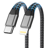 1 x RAW Customer Returns iPhone USB C Cable 2M MFi Certified , Lightning USB C Cable iPhone Nylon Cable USB C Lightning Cable iPhone Charger Fast Charging Charger Wire for iPhone 14 Pro Max 13 12 Mini 11 - RRP €7.0