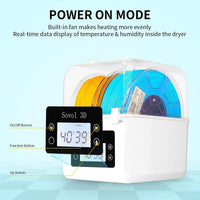 1 x RAW Customer Returns Filament Dryer, Sovol 3D Upgraded Dry Box Heating Dryer Box Storage Box 2KG Holder for PLA ABS TPU Other 3D Printing Materials, Made of Acrylonitrile Butadiene Styrene - RRP €59.89