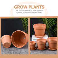 2 x Brand New Operitacx 20 Pack Indoor Pots for House Plants - Indoor Pots for Outdoor Plants - Small Ceramic Pots - Small Terracotta Pots - RRP €26.86