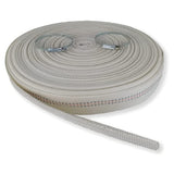 1 x RAW Customer Returns ZYIY 30 m fire hose, 1.5 inch drain hose, 100 foot industrial hose, fire hose, construction hose, flat hose, hose with 2 clips, suitable for agricultural irrigation, garden pump - RRP €71.26