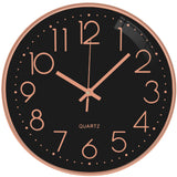 1 x RAW Customer Returns Outpicker 30cm Modern Silent Quartz Wall Clock Wall Decor for Kitchen Office Living Room Red  - RRP €22.55