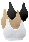 1 x RAW Customer Returns All Woman Plus Size Seamless Cover Up Bra, Bra Sizes up to 130 B F 85-100 B E, Beige  - RRP €27.18