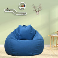 1 x RAW Customer Returns Ghopy Bean Bag for Adults and Children, Giant Bean Bag without Fabric Filling, Living Room Bean Bag for Large Sofa, Deck Chair Large Armchair for Indoor and Outdoor Use - RRP €25.99