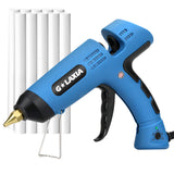 1 x RAW Customer Returns LAXIA 100W hot glue gun, for DIY arts, crafts and quick industrial repairs, glue gun including 10 glue sticks - RRP €9.98