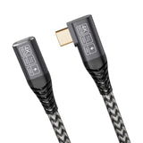 1 x RAW Customer Returns CAKOBLE 1m USB C Extension Cable, 20Gbps 100W 5A USB C Cable, Compatible with USB 3.2 Gen2, USB 3.1, USB 3.0, 4K 60Hz, Compatible with USB C Hub MacBook USB C Charger USB C, 90 extension - RRP €15.12