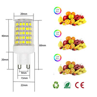 1 x RAW Customer Returns GOUGEER Pack of 6 G9 10W LED light bulbs replacement for the G9 100W halogen lamp G9 1000 lumens, cool white 6000K, ceramic base, non-dimmable light bulb for home lighting, G9 capsule bulbs - RRP €26.21