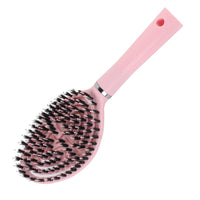 6 x Brand New Pink Hair Brush, Boar Bristle Hair Brush, Detangling Hair Brush, Can Diffuse Hair Oil, Smooth Frizz, Ventilate and Accelerate Drying - RRP €38.64