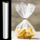 2 x RAW Customer Returns NGOSUET 2 rolls 84 cm x 35 m transparent gift film, cellophane film, clear cellophane roll, 2.5 mil thick floral film, wrapping paper, transparent film for baskets, flowers, gifts - RRP €34.28