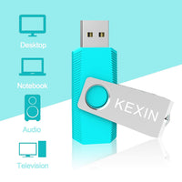 1 x RAW Customer Returns KEXIN USB Stick 128GB 3 Pack USB Sticks Memory Stick USB Flash Drive Data Storage Backup for PC Car TV USB 64GB, Pack of 3, Colorful  - RRP €23.59