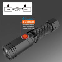 1 x RAW Customer Returns NICRON B74T Red Light and LED Flashlight, 90 Degree Rotatable Head Magnetic Base 700 Lumen Rechargeable IP65 Waterproof for Fishing Night Observation Outdoor - RRP €31.25