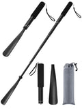 1 x RAW Customer Returns TriPro Shoe Horn Long - Telescopic 38 cm 94 cm, Aluminum Alloy, Shoe Horn Long, Shoe Horn Metal Long for Men Women Children Seniors - RRP €19.99