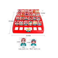 1 x RAW Customer Returns Amasawa Who is it Funny Guessing Game Board Game Parent Child Interactive Toy Logical Reasoning Desktop Leisure Early Childhood Learning Game Family Guessing Games English Version  - RRP €20.99